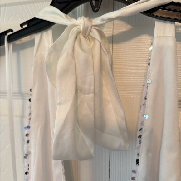 Angel Biba by Selfie Leslie White Sequin Mini Dress - Picture 5 of 7